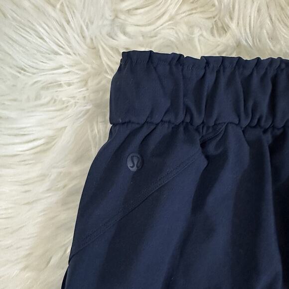 Lululemon Womens Keep Moving Jogger Size 4 Navy Pull On Drawstring Waist Travel - Picture 4 of 5